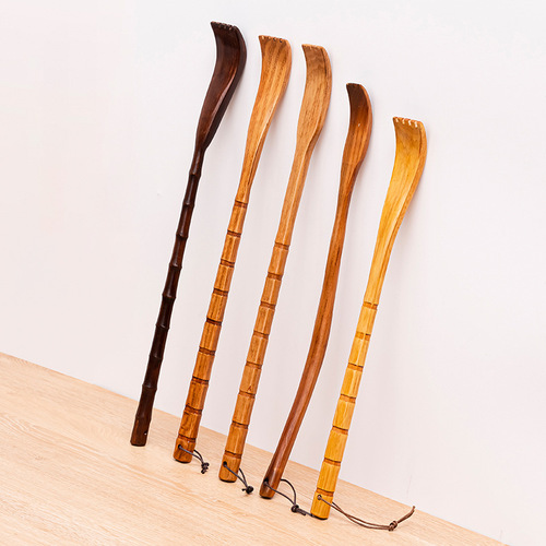 Household back scratcher scratching rake for the elderly happy scratching wholesale wooden handle tickling scratching wooden scratching does not ask for scratching