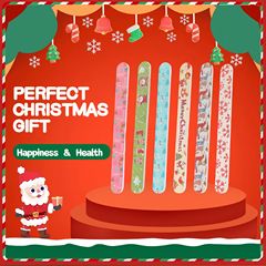 工場の爪やすりのクリスマスの爪やすりの両面のプリントの爪やすりのネイルアマゾンの同じタイプの修理バー