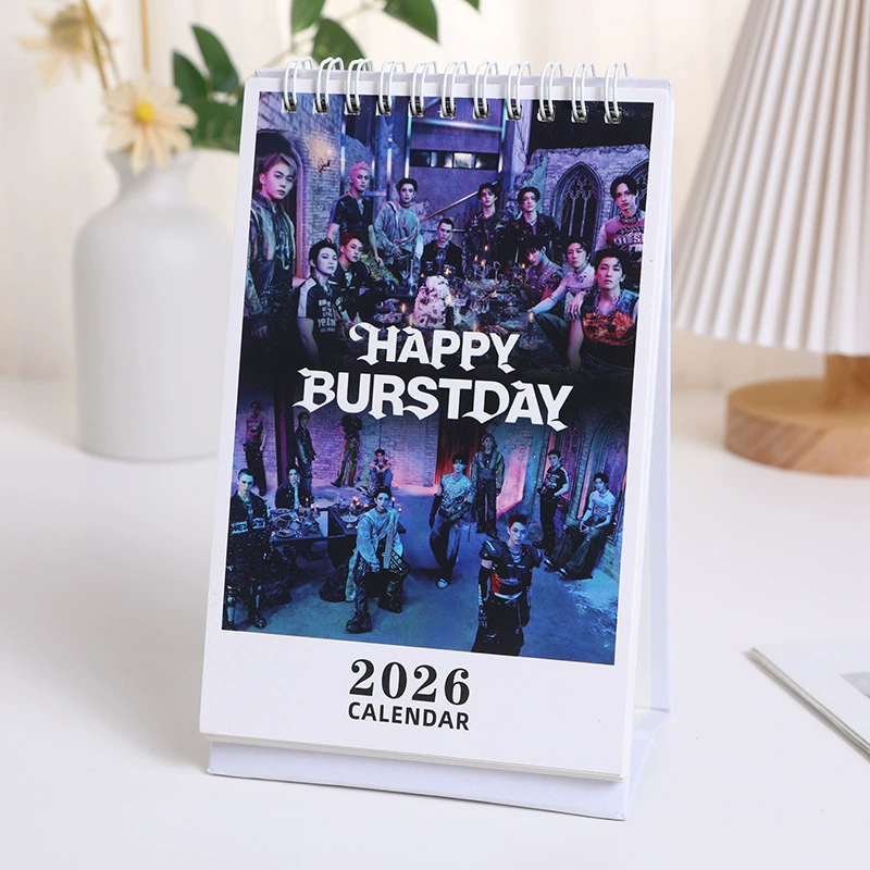 Настольный календарь 2026 — Stray Kids SVT (G)I-DLE, новый календарь с изображениями знаменитостей