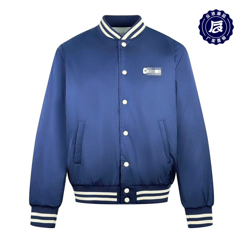 Original Patchwork Embroidered Baseball Cotton Jacket, Unisex, Ready Stock, Quick Delivery, Youth Casual Jacket