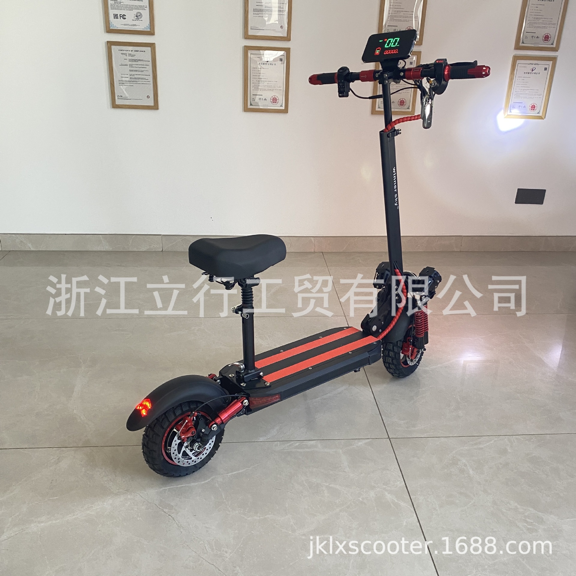 Lx-K2Pro 11inch Electric Scooter 48V Aluminum Alloy Electric Vehicle Foldableing Portable Dual Drive Off-Road