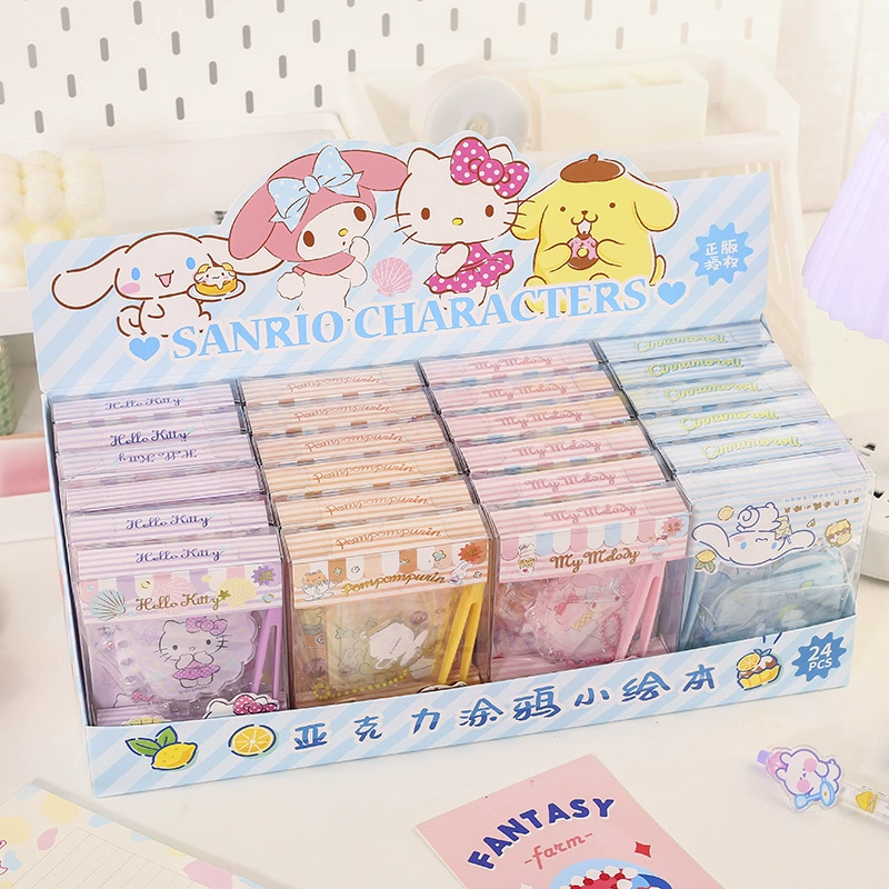 Sanrio, hello kitty, акриловая книга с картинками, конструктор, украшение для ногтей, подвеска, граффити, ручная работа
