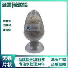 源需牌 工业级硫酸铝 白矾 15.6% 片状 絮凝剂 源头厂家直销