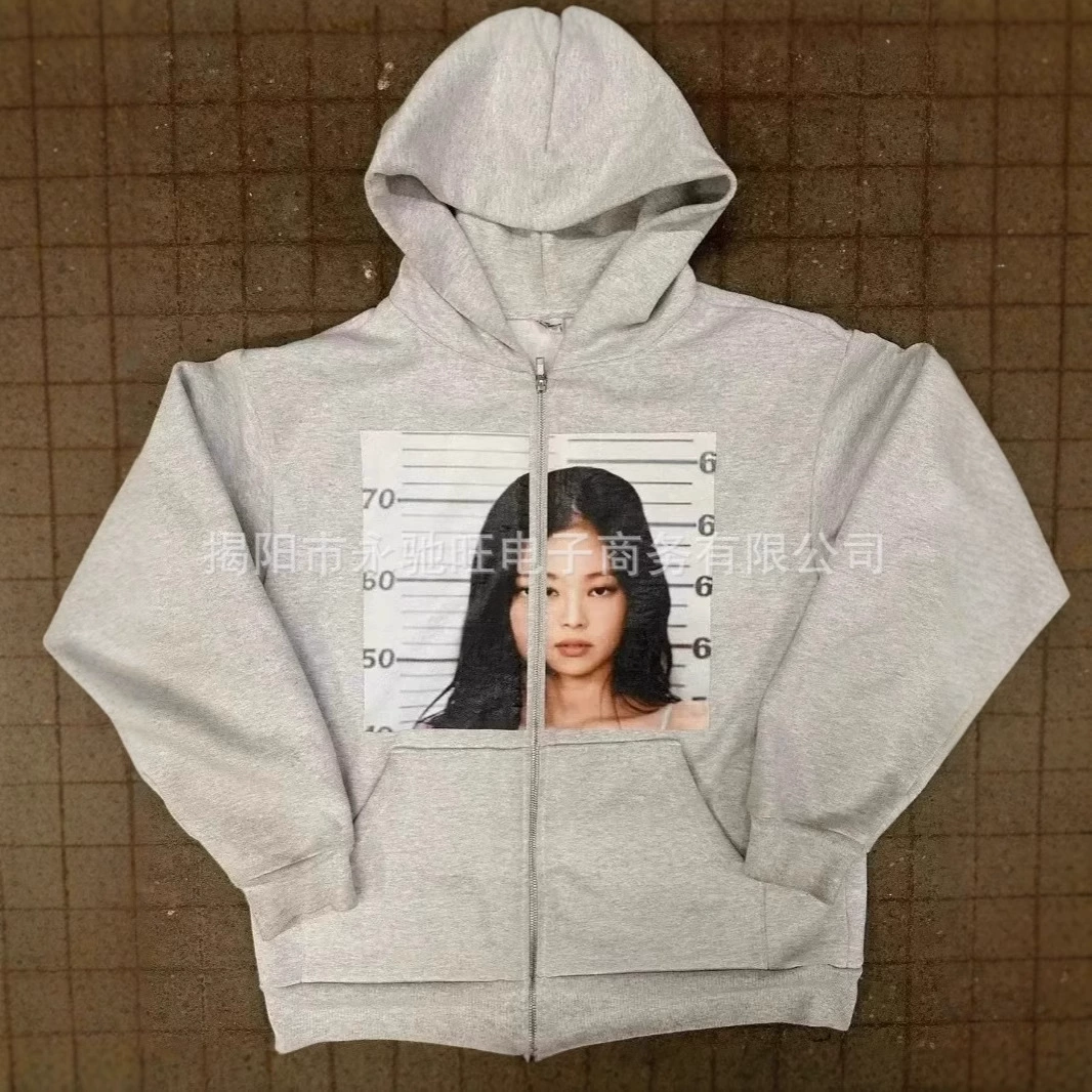 Модная летняя толстовка с капюшоном в американском стиле, новая стираная толстовка с длинными рукавами и персонализированным узором, японская модная высококачественная куртка для мужчин