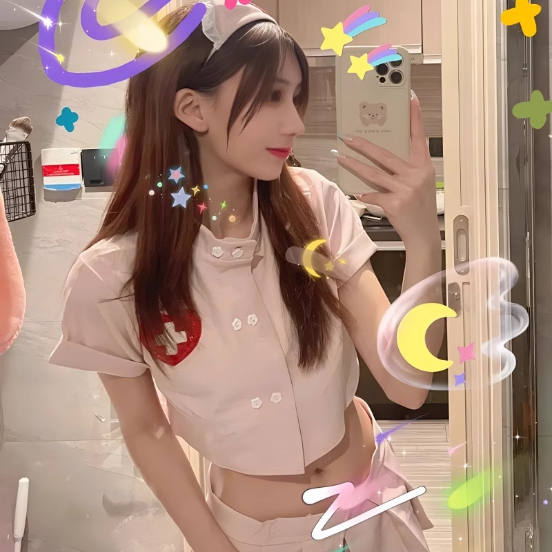 性感晴趣内衣制服cosplay护士服短裙火辣高级感套装纯欲床上大码