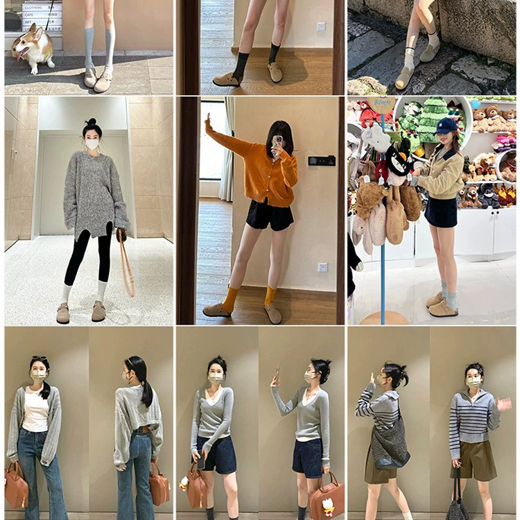 【Магазин Qiteng Source Factory】Женские водонепроницаемые кожаные туфли Birkenstock от Uncle, 2025 весна, новый стиль, закрытый носок, полуподтяжка