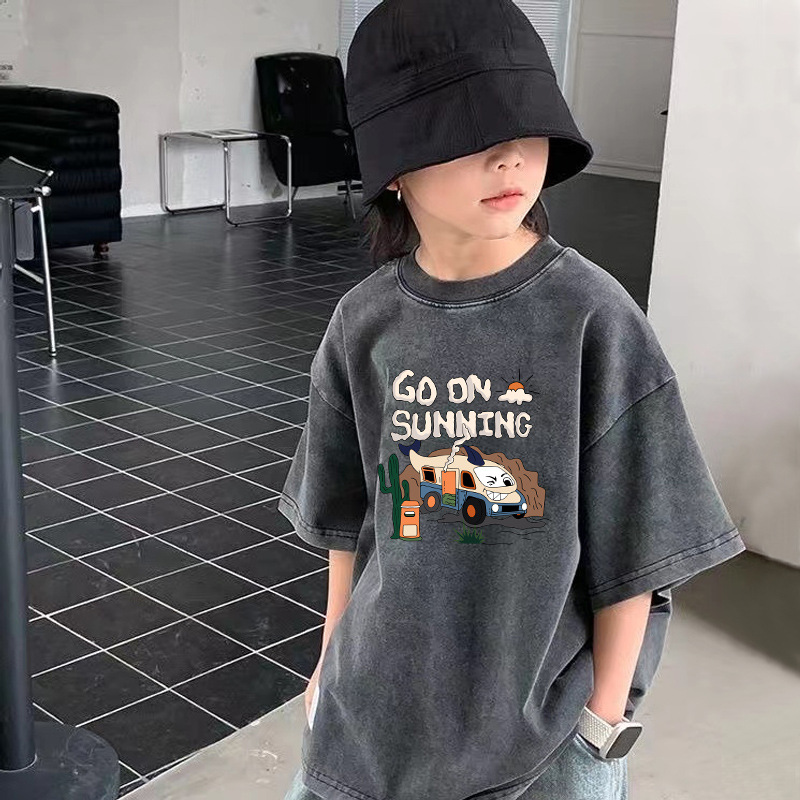 워싱블랙 [좋은날씨반팔]