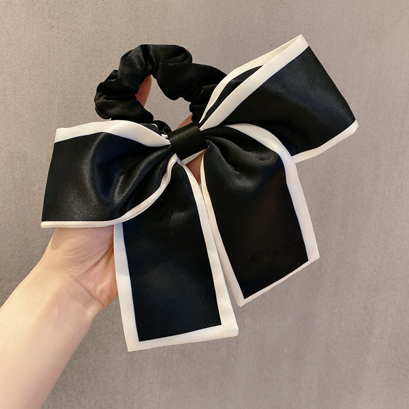 Bow Knot Pattern Sweet Bow Knot Cloth Ribbon Hair Tie 1 Piece