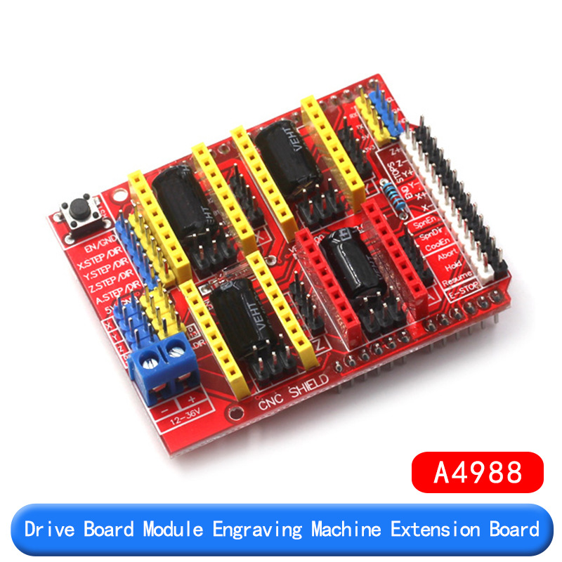 A4988驱动板模块 cnc shield v3 雕刻机扩展板 3D打印机