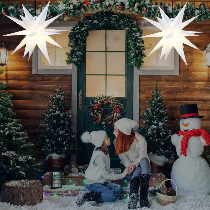 Трансграничный взрыв светодиодный взрыв звезды пятиконечная звезда звезды рождественские аксессуары для детей украшения