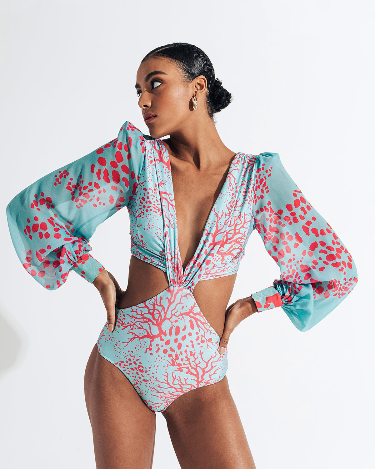 147g Weight Wholesale Women'S Vacation Printing Long Sleeve Blouses