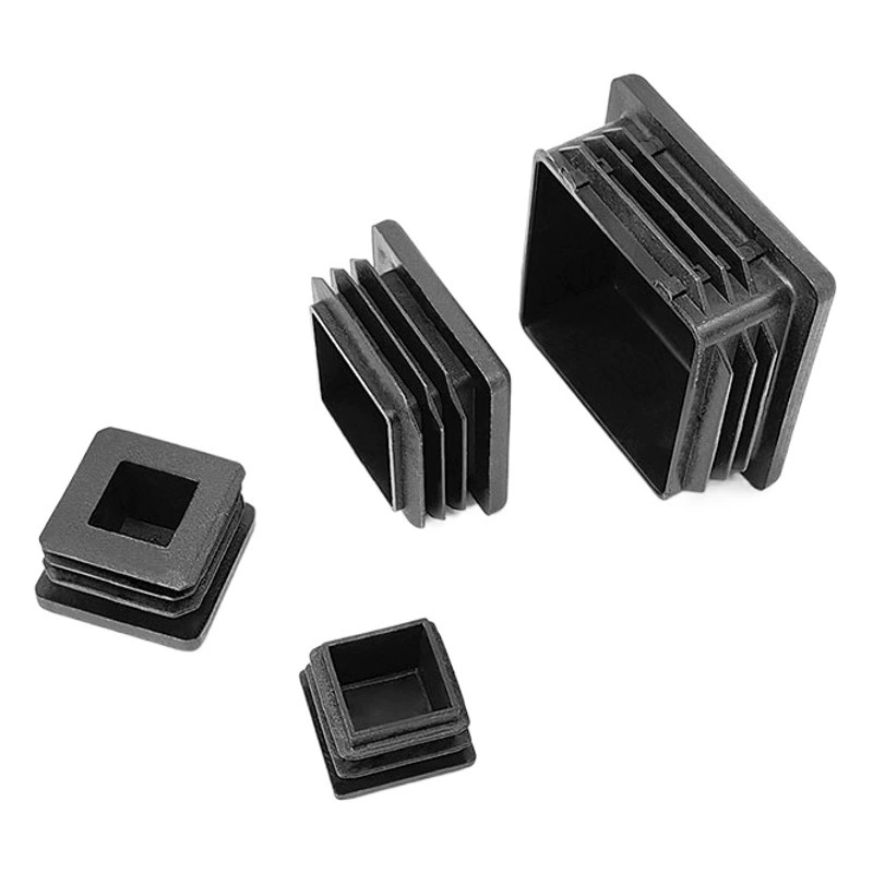 Заглушки для квадратных труб из нержавеющей стали Diyamei, черные, оцинкованные, пластиковые заглушки для мебельных ножек, оптом