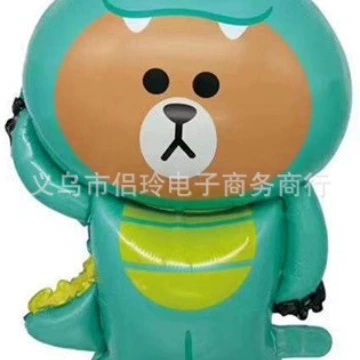 Подлинный авторизованный сетевой красный LINE воздушный шарик на день рождения, стоящий Brown Bear Keni Rabbit Babies Birthday Party Decoration