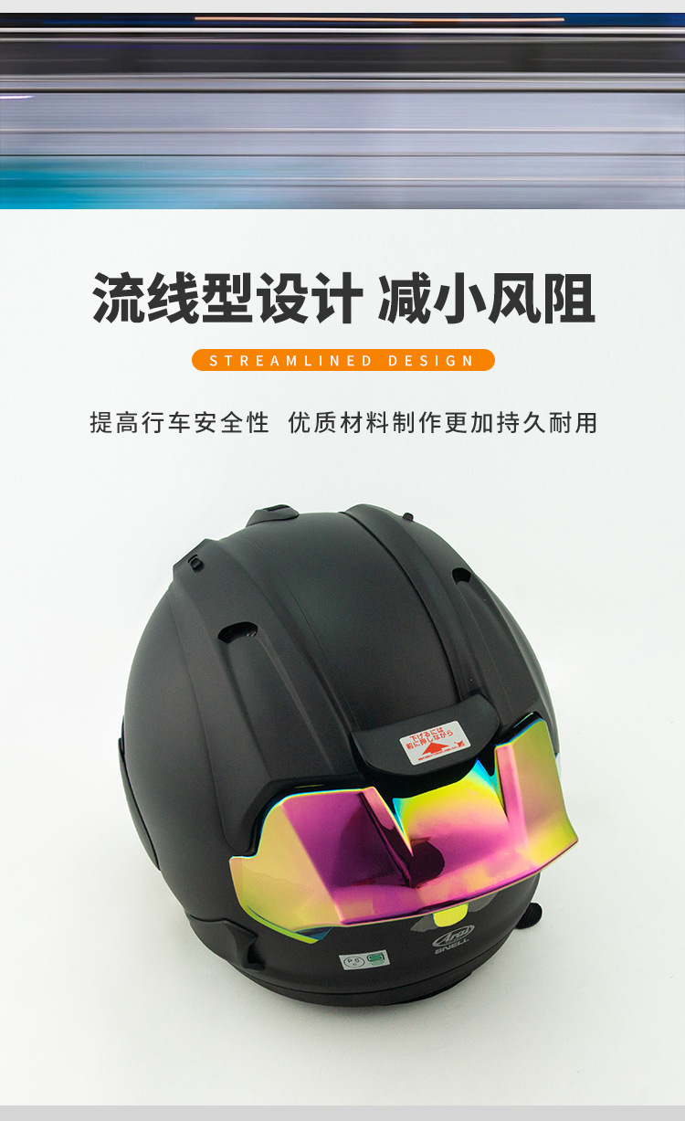 Arai Helmet Rx7X Tail Wing Is Suitable for Arai Rx7X Ne0 Helmet Tail Wing Lens Air Duct Spoiler