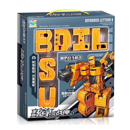 Digital and Alphabet Shaping Toy, Combining Machine Transformer Robot for Boys, Intelligent Toy, Training Institute Recruitment