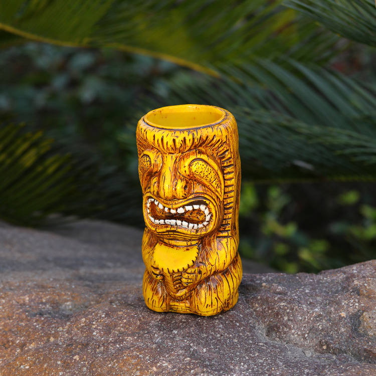 Tribal people's flower pots, resin crafts, ornaments, outdoor courtyard gardening, micro landscape sculptures_voghion.com