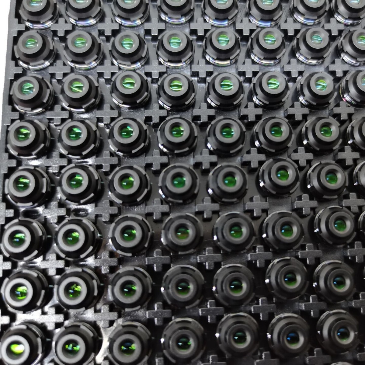 재고 공급 1/2 칩 휴대 전화 렌즈 큰 조리개 렌즈 플라스틱 렌즈