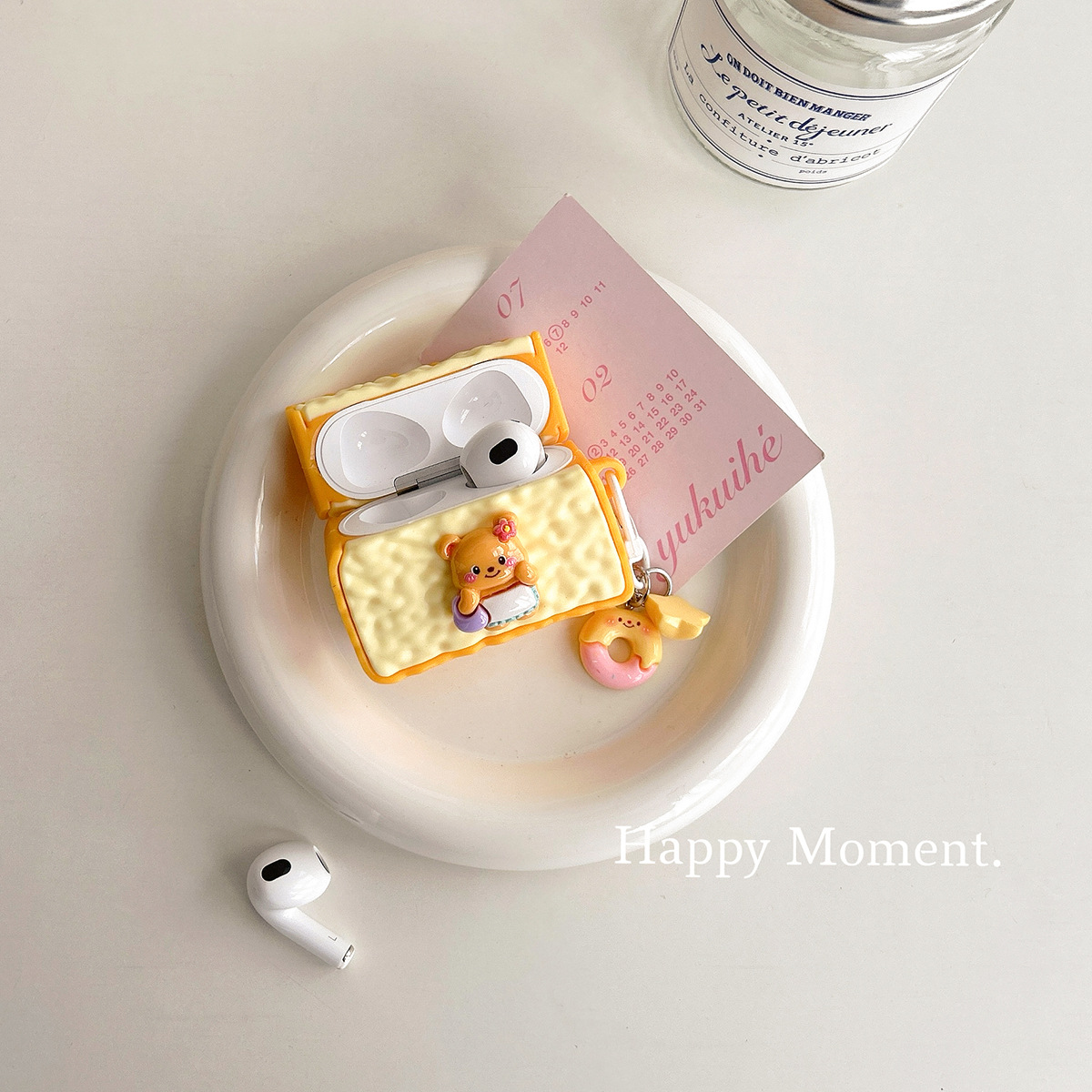 Butter Bear Toast para AirPods Pro 1 / 2 generación Bluetooth auriculares AirPods 3 / 4 generación