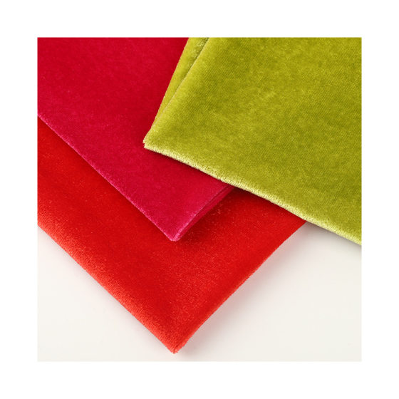 280g High-Quality Square Velvet 28-Count Skin-Friendly Non-Falling Velvet Knitted Fabric Thickeneded Velvet Dress Fabric