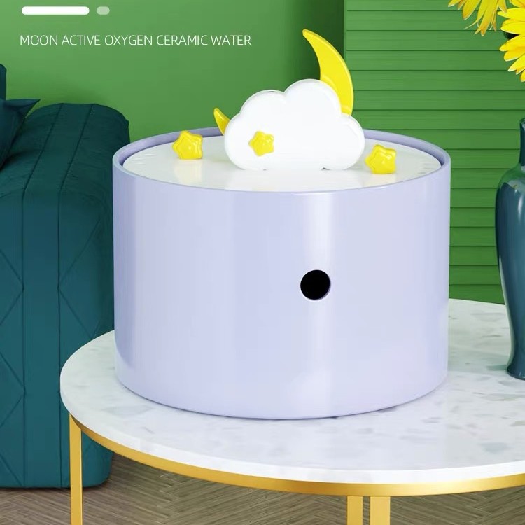 Dispensador de agua para gatos que fluye dispensador de agua de cerámica tazón de alimentación de agua para perros Filtro de circulación automático dispensador de agua para gatos suministros
