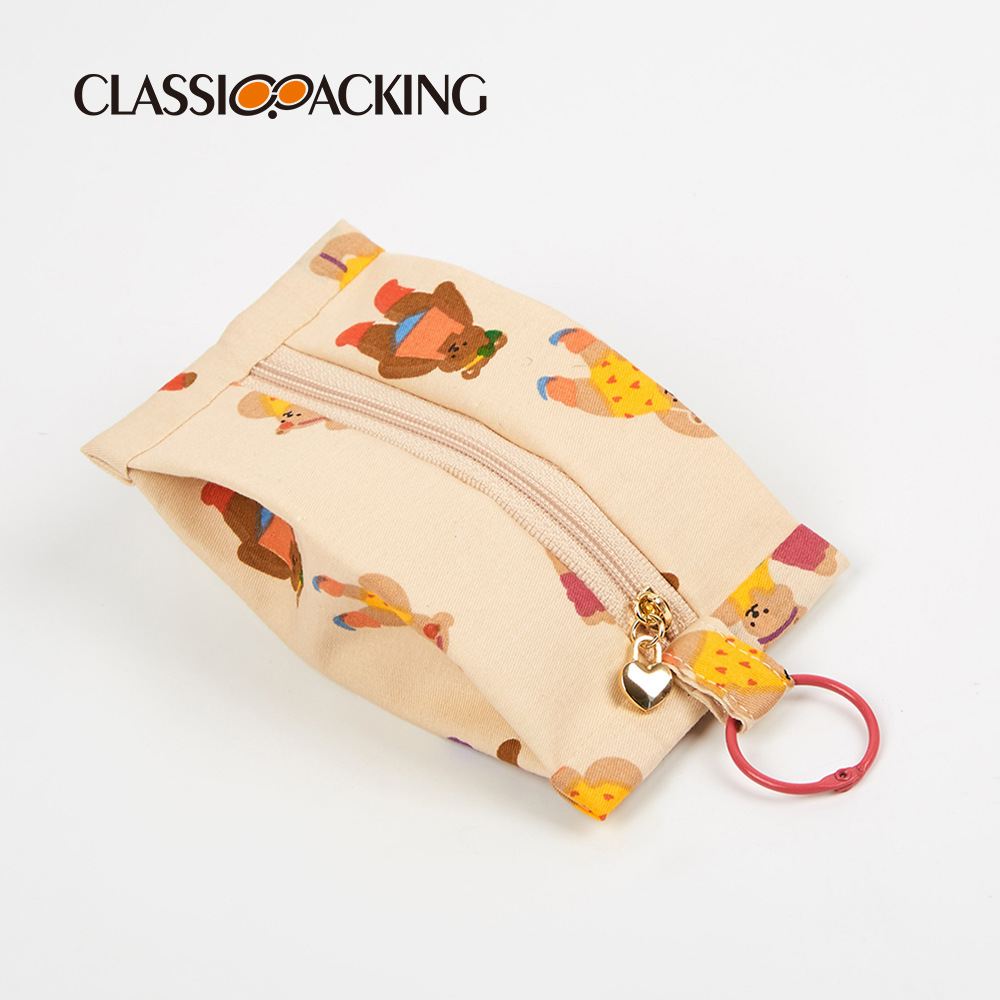 Venta al por mayor simple de gran capacidad bolsa de almacenamiento de lona bolsa de almacenamiento de ropa interior bolsa de almacenamiento de calcetines portátiles de viaje