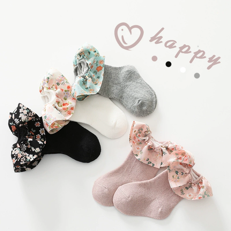 Тонкие летние детские осенние Knee Socks для принцессы, до средней длины