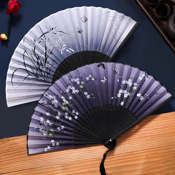Classic Bamboo Bone/Hollow Carved Apricot Blossom + Orchid [2 in total]