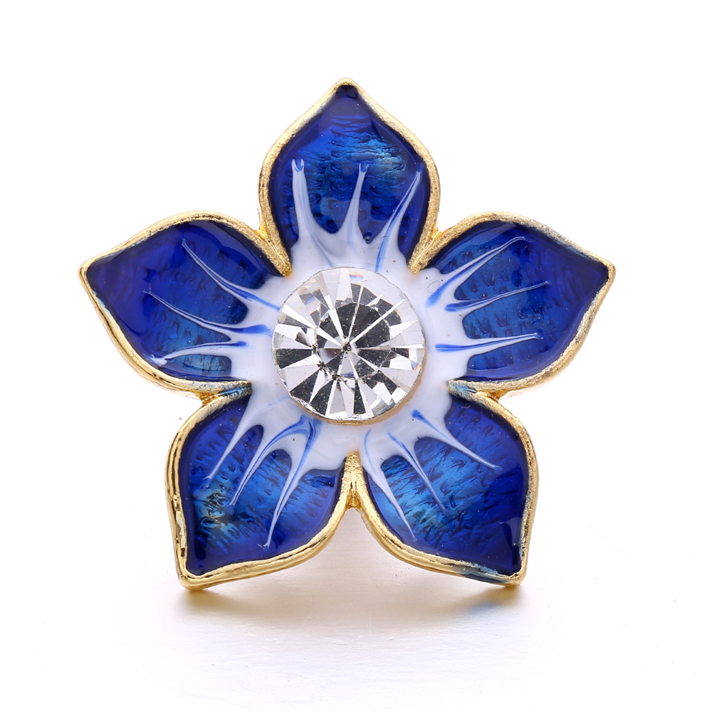 1 Piece Alloy Artificial Diamond Flower Pendant display picture 4
