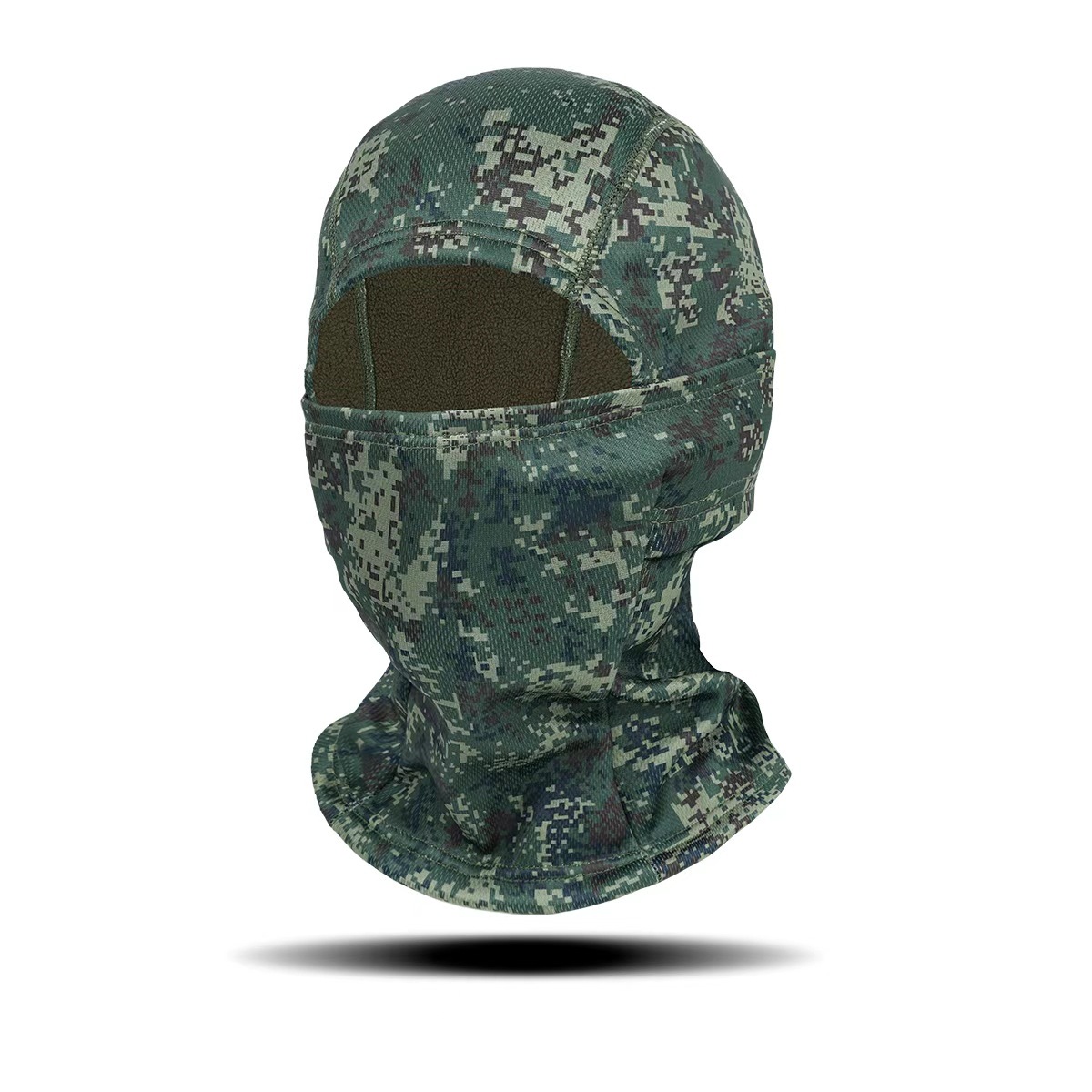 Máscara cálida de invierno con forro polar, capucha de ciclismo camuflada antifrío, calentador de cuello, para esquí, para hombre, transfronterizo, en stock.