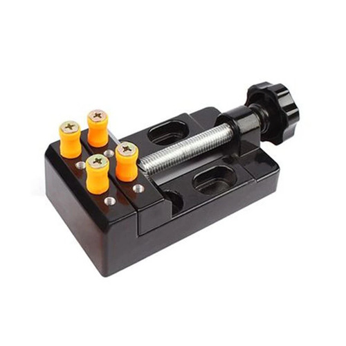 Aluminum Alloy Mini Vise Wenwan Walnut Punch Fixture Pearl Clamp Household Handheld Clamp Flat Mouth Pliers Wholesale