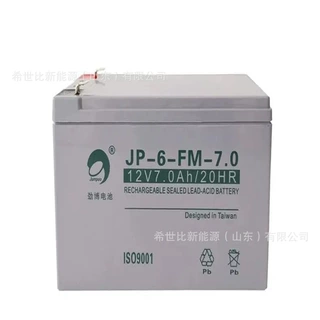 劲博蓄电池JP-6-FM-7.0仪器仪表12V7Ah/20HR消防监控照明设备
