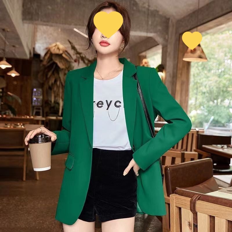 西装外套女2025新款春秋女士小西服设计感小众休闲宽松大码休闲女|undefined