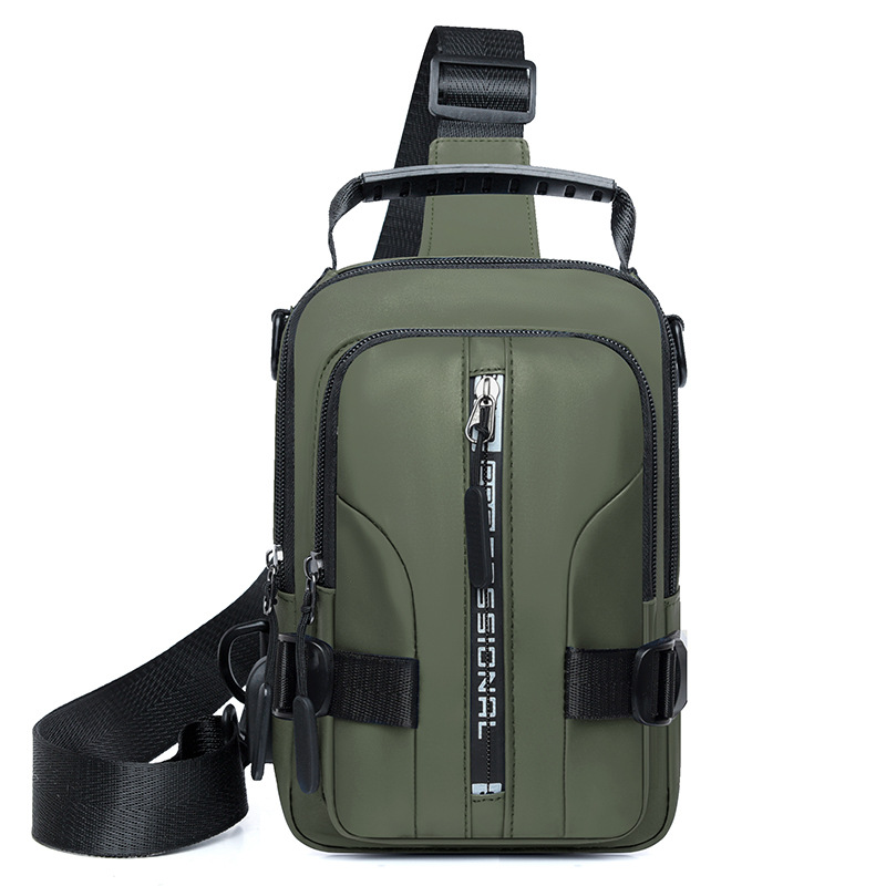 Bolso de pecho 2025, nuevo tipo de bolso de viaje de negocios, bolso de mano simple, bolso de hombro ligero de gran capacidad.