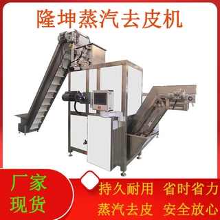 番茄蒸汽去皮机厂家 新疆番茄加工流水线设备 全自动果蔬去皮设备