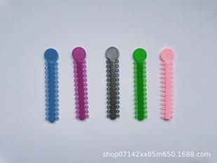 Dental Transparent Orthodontic Ligation Ring White Transparent Colorful Ligation Ring Rubber Ligation Ring Oral Orthodontic Material