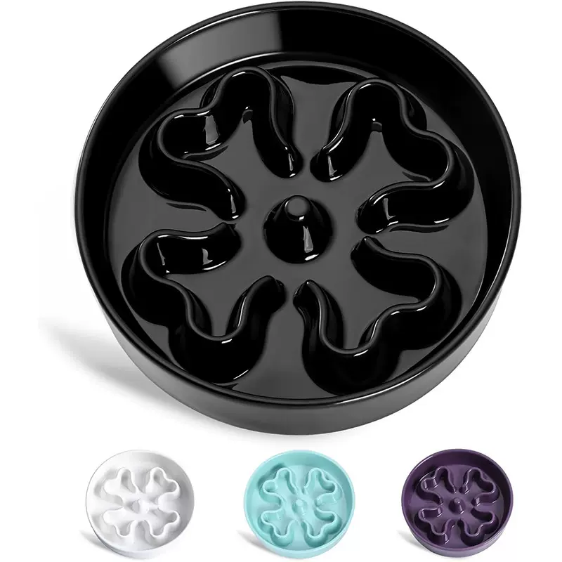 狗狗慢食碗防噎宠物食具底部防滑防打翻狗碗亚马逊热销宠物慢食碗