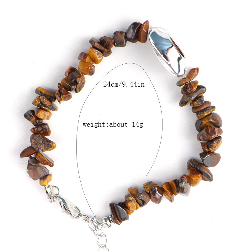 Simple Style Irregular Shell Crystal Beaded Bracelets 1 Piece