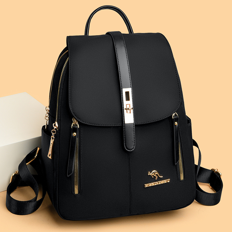 Backpack Women's 2024 New Korean Style Simple Fashion Women's Backpack Commuter All-match Large Capacity Shoulder Casual Bag