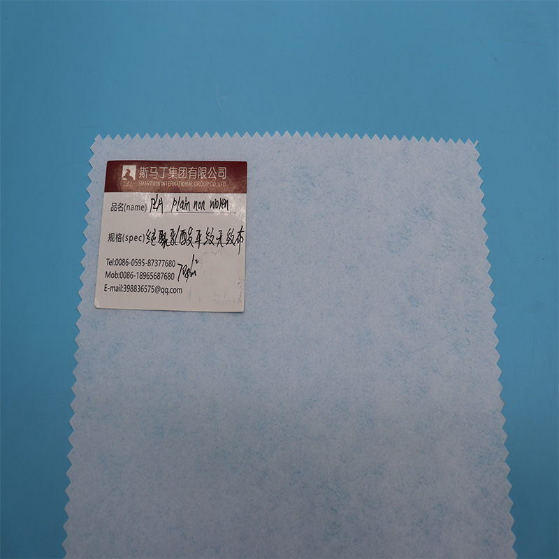 PLA polylactic acid Plain Smooth Non-woven fabric 70 Square meter wallpaper certificate University