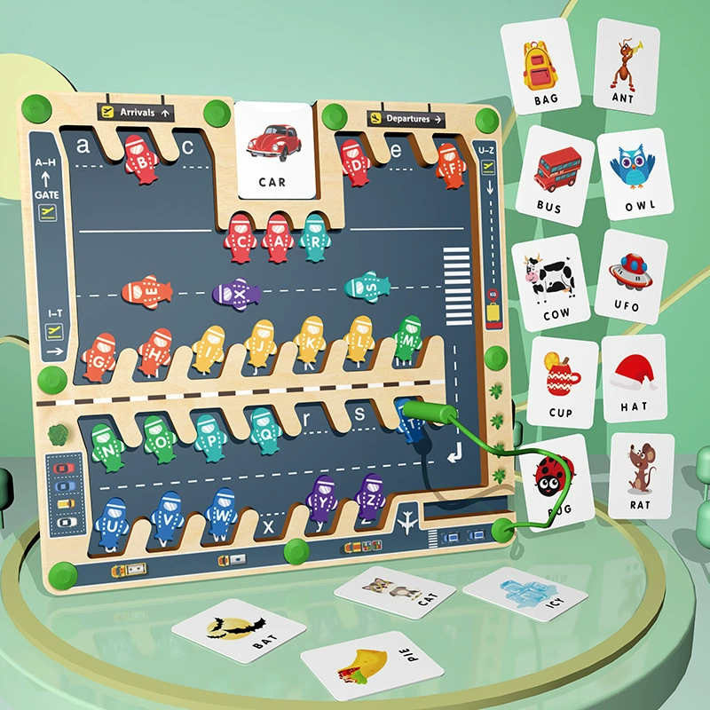 Алфавит Когнитивная магнитная ручка игра для детей дошкольного образования