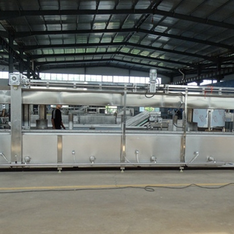 猪沙肝油炸设备春卷油炸机器 全自动油炸流水线 面包油炸机厂家