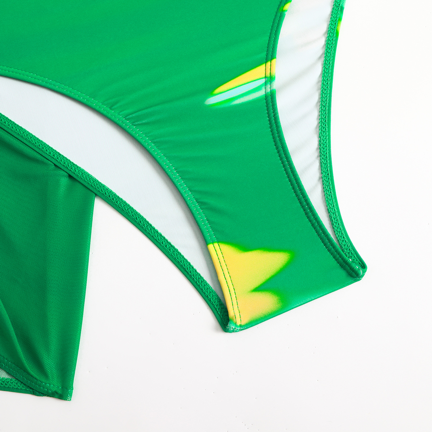 140g Weight Sleeveless Sleeve Length Polyester Fabric Type 3 Pieces Set Quantity Swimming Occasion One Shoulder Neckline Skinny Fit Type Colorful Pattern Women's Gender Sexy Style Women's Sexy Colorful 3 Pieces Set Bikinis Swimwear 29