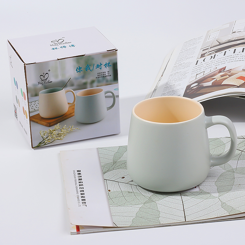 Taza de Cerámica para Pareja Cerámica Decorativo para El Hogar