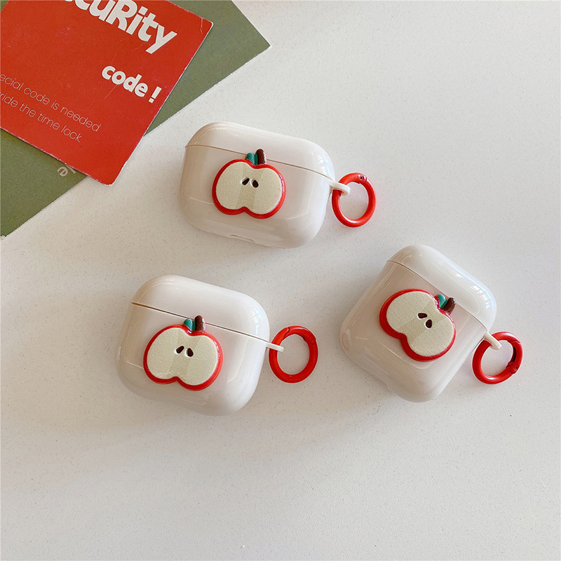 苹果蓝牙耳机套适用Airpods3/4代挂扣Airpodspro2防摔保护套简约