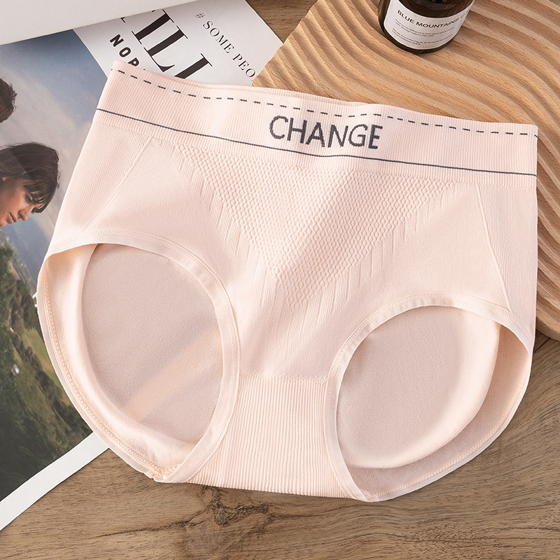 Ropa interior de mujer, cintura alta, algodón sin costuras, entrepierna antibacteriana, abdomen, cadera, vientre, calzoncillos de algodón de gran tamaño
