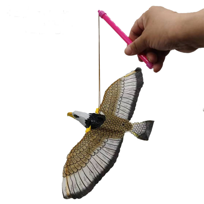 Electric bird silent electric model Bird -shaped toys hanging line…