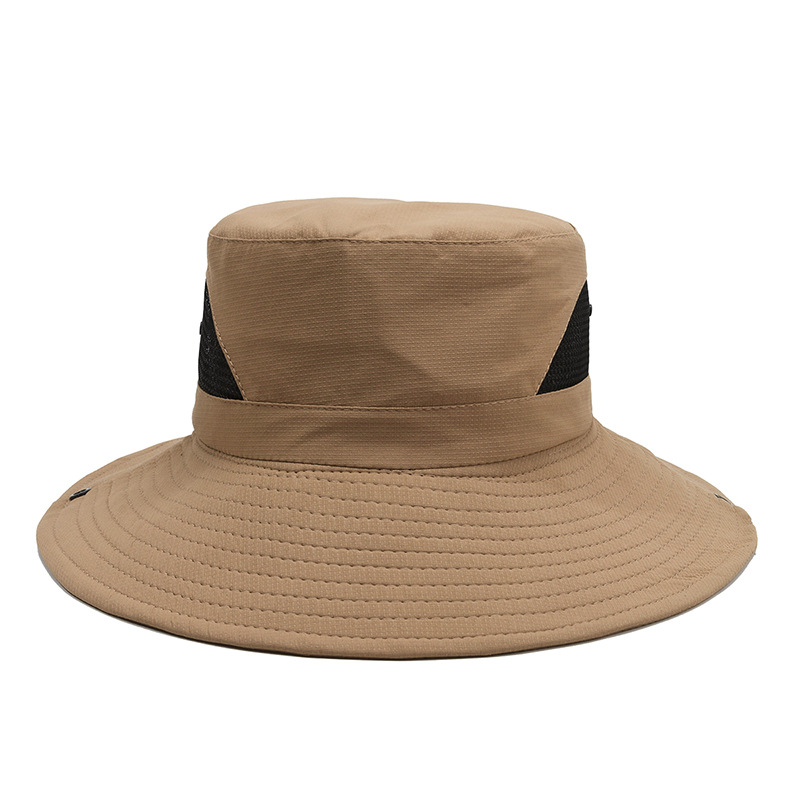Açık Hava Güneş Koruması Seyahat Balıkçılık Günlük Güneşlik Dağcılık Nefes Alabilen Yan Fileli Balıkçı Şapkası_voghion.com