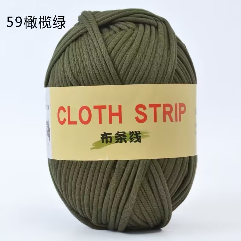 Gran gancho de línea de tela muñeca zapatillas de almacenamiento cesto cojín manta ganchillo DIY material casero tela gruesa trenzado