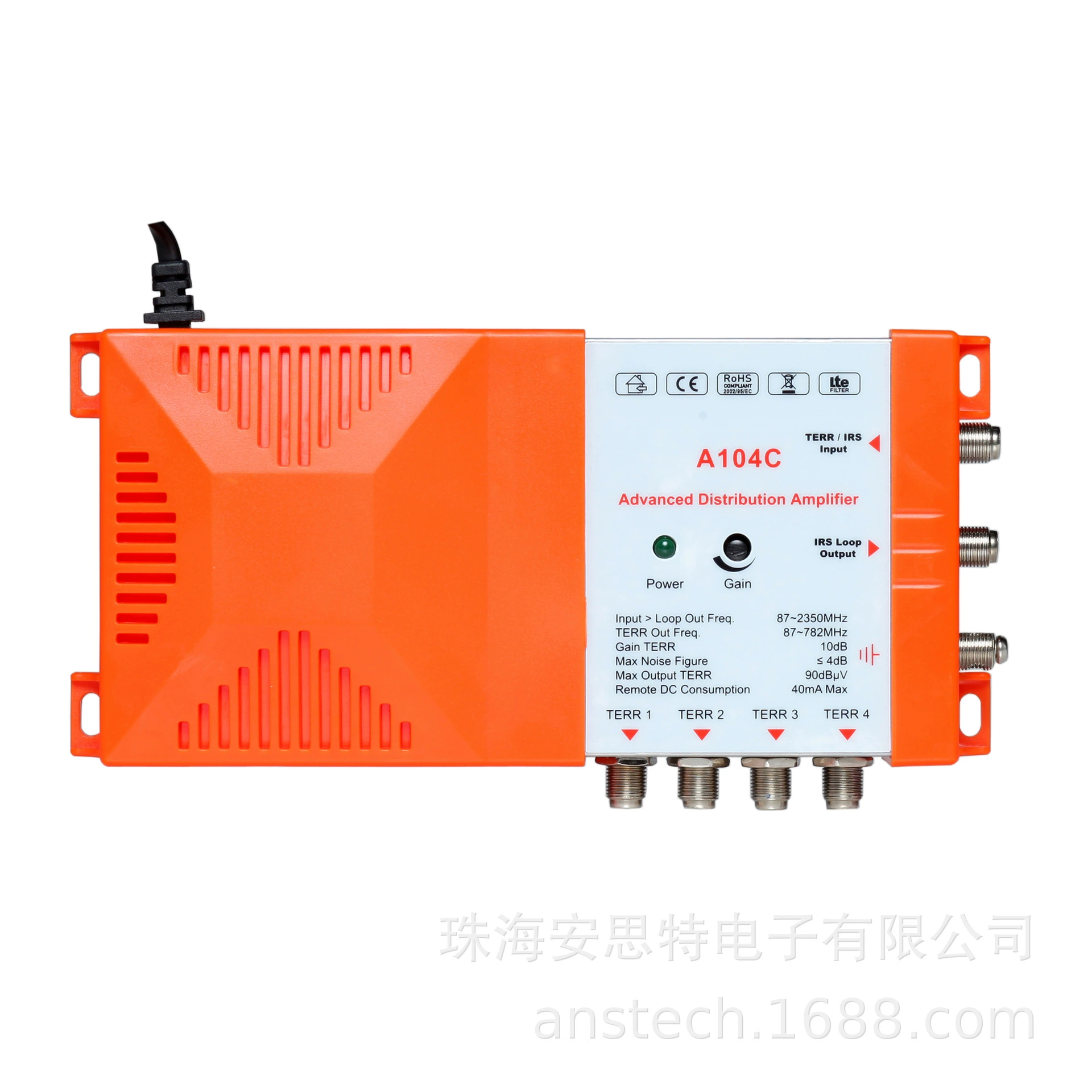Distribution Amplifiers 4-дорожный усилитель распределения каскад A104C LTE Filter