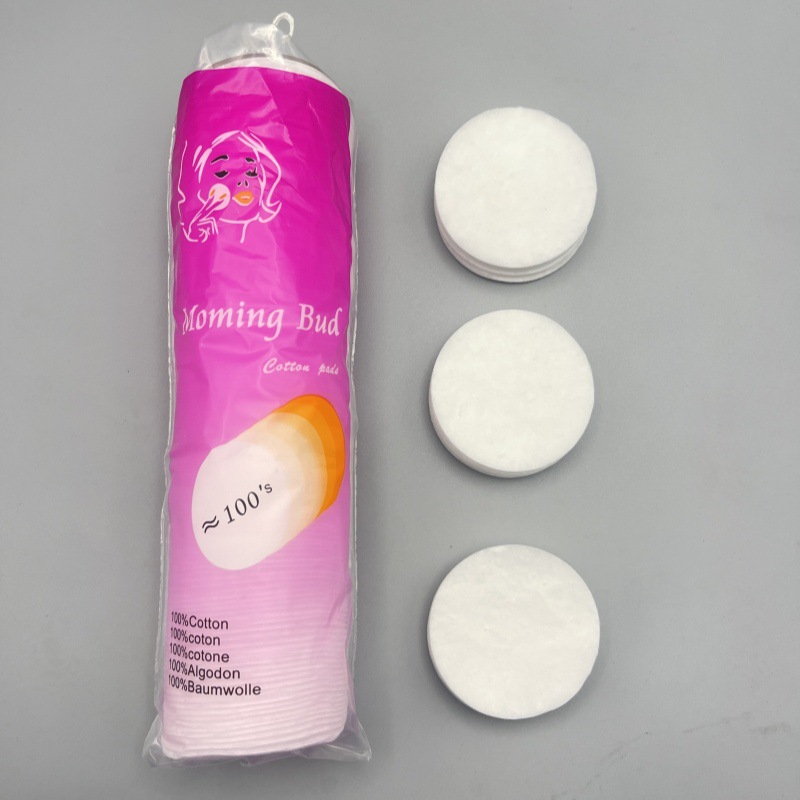Almohadilla de algodón de maquillaje desechable removedor de maquillaje almohadilla de algodón hisopo de algodón